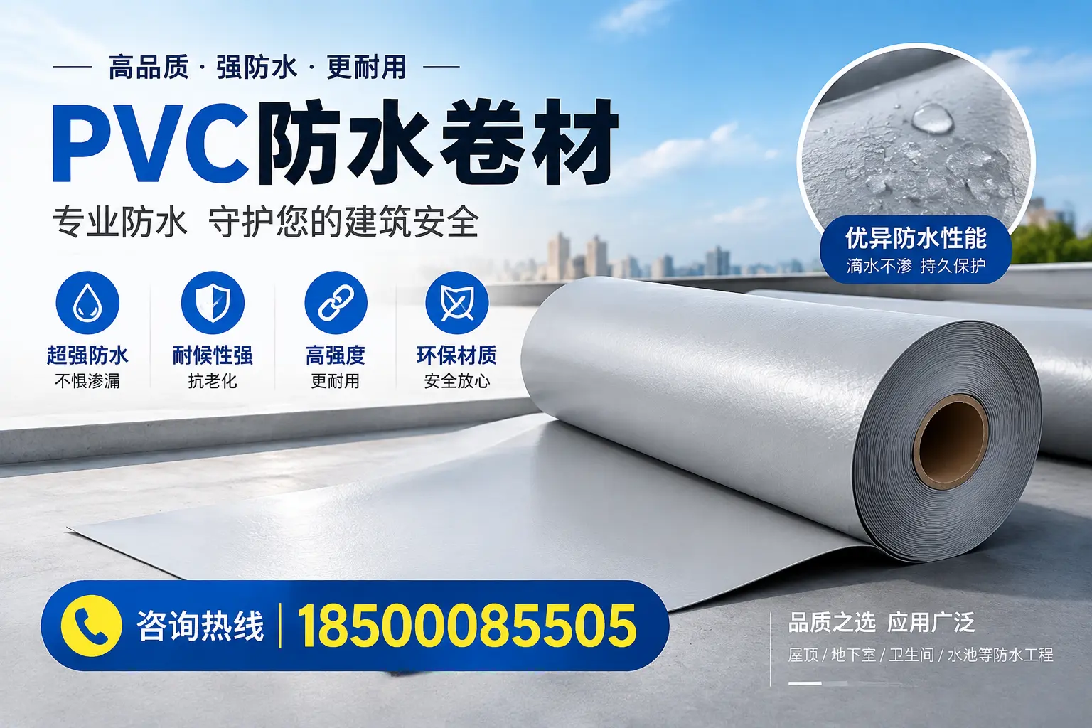 娄底地区pvc防水卷材的市场现状与发展趋势